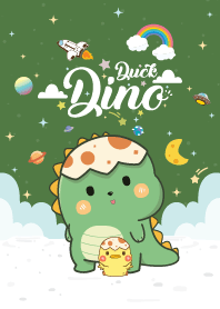 Dino&Duck Like Galaxy Green