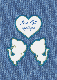 Love Cat Applique 58