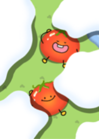 มะเขือเทศน้อยกับก้อนเมฆ