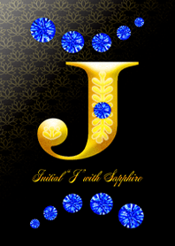 Initial"J" with SAPPHIRE