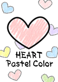 Heart of adult (pastel color)