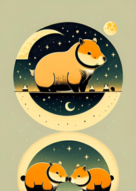 Ukiyo-e - Capybara Da407b