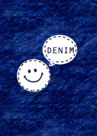 denim. blue. Smile.