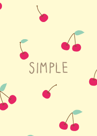 さくらんぼ　くすみカラー