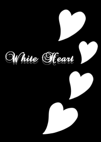 *White Heart*black