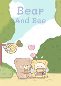 Bear and Bee in Forest!