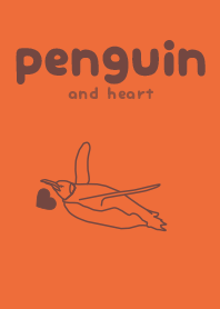 penguin & heart kakiiro