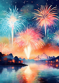 Beautiful Fireworks Theme#764