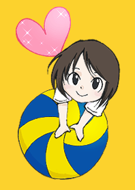 Girl in Volleyball club 03