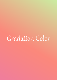 Gradation Color *Pink & Orange & Green*