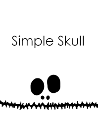 Simple Skull ~ Black & White ~