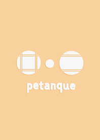 petanque silhouette orange
