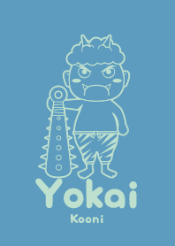 Yokai Kooni Aqua Gray