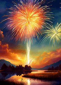 Beautiful Fireworks Theme#48