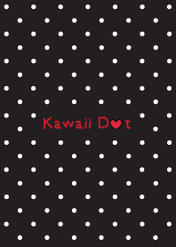 Kawaii Dot - Sassy Black