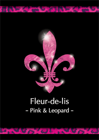 Fleur-de-lis 〜Pink & Leopard〜