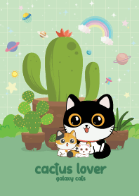 Cats Cactus Lover Cutie