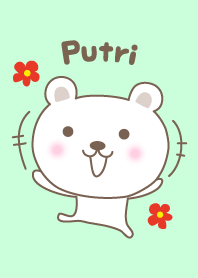 Cute bear theme for Putri