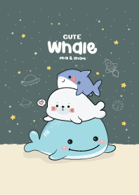 วาฬน่ารักกับเพื่อนรัก : มิดไนท์กรีน