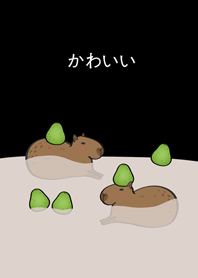 Capybara Mid-Autumn Festival!(black)