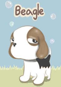 小獵犬皺眉
