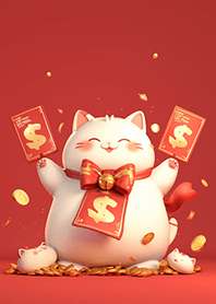 新年發財の招財貓❤️