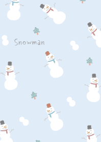Snowman Nordik - biru penuh