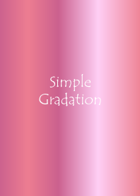 Simple Gradation -GlossyPink 33-