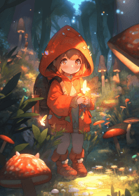 小紅帽莉蘿琳妮誤闖蘑菇森林