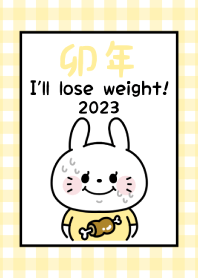 -2023 Happy new year. Rabbit. No,123-