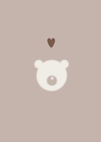 BEAR HEART/ BEIGE