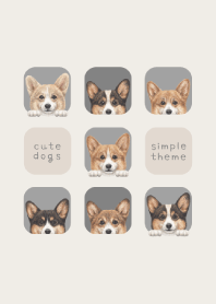 DOGS -Welsh Corgi 01- ASH GRAY
