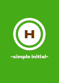 simple initial-H- THEME 90