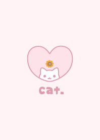 貓 向日葵 [粉]