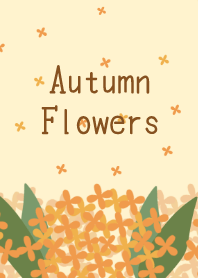 Autumn flower, Osmanthus.