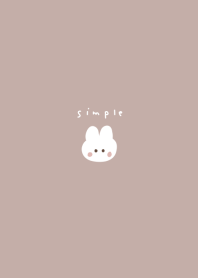 Simple rabbit brownie