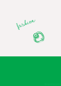 fashion green white