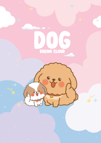 Dog Dream Cloud Sweet