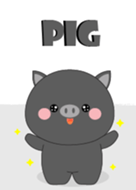 I Love Cute Black Pig Theme (jp)