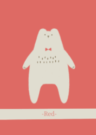 北極熊【红色】