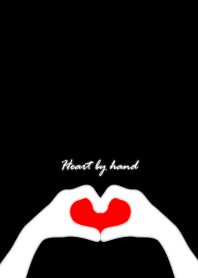 Heart by hand...