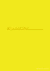 simple line 3 yellow