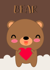 Simple Love Cute Bear Theme