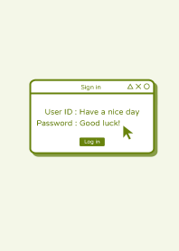 Computer desktop icons.Lightgreen(Japan)