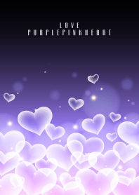 LOVE PURPLE PINK HEART 2