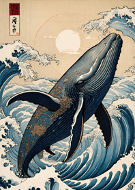 浮世絵 - 鯨 59f8DF