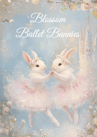 空で踊るうさぎたちのバレエ