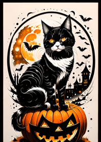 halloween cat 64fd90