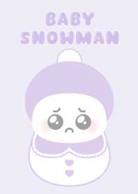snowman baby [purple]