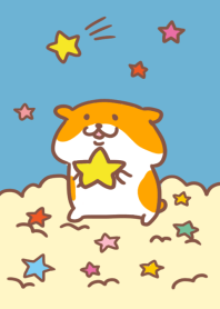 Hamster and stars